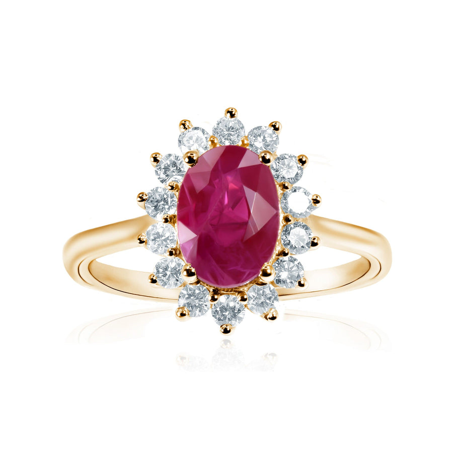 Ruby & Diamond Ring Leto