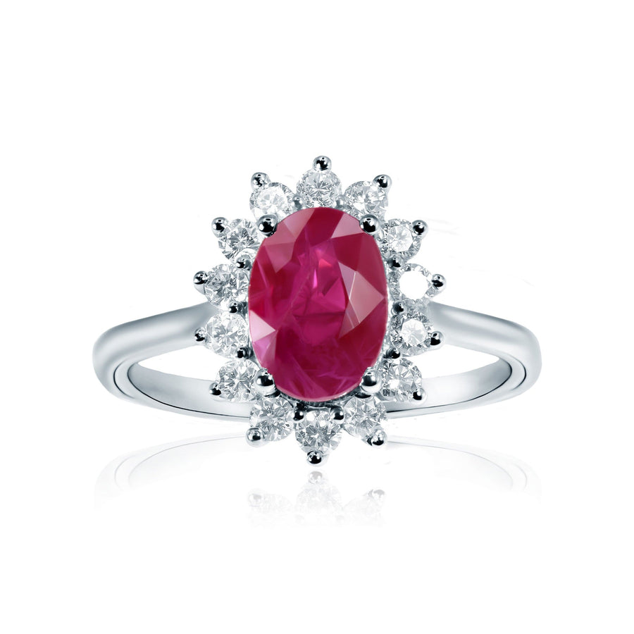 Ruby & Diamond Ring Leto