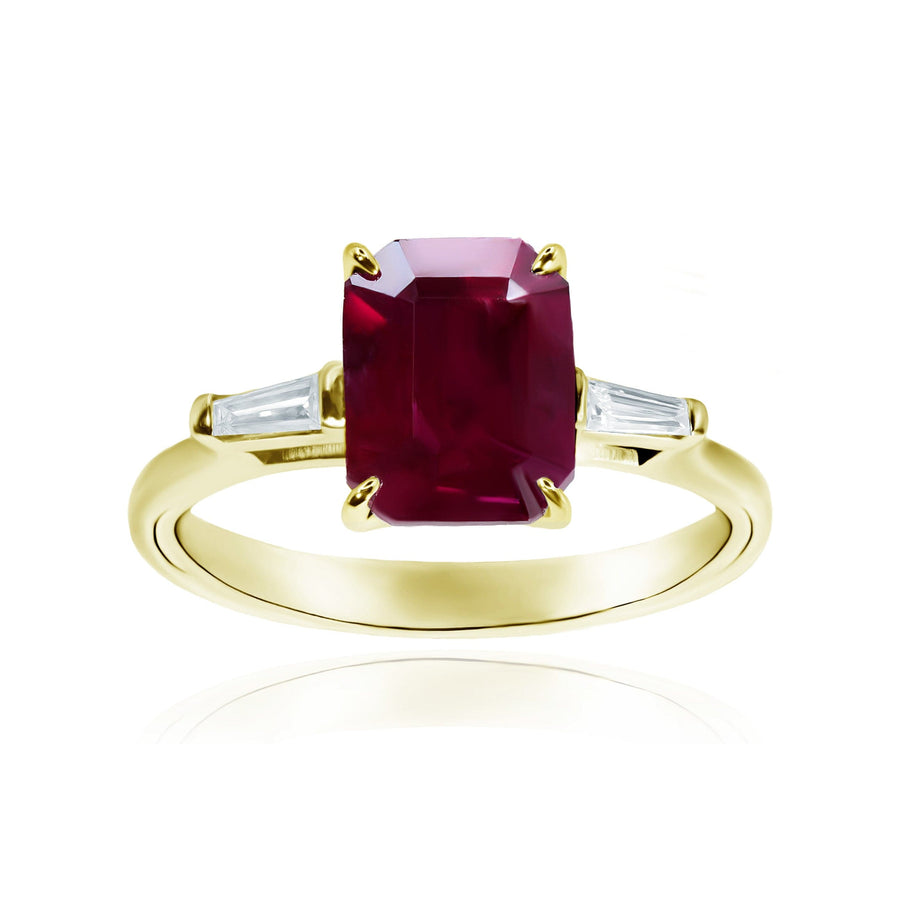 Ruby & Diamond Ring Persephone