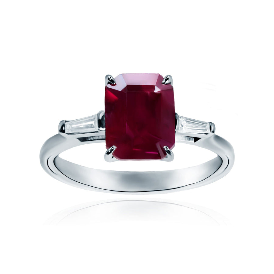 Ruby & Diamond Ring Persephone