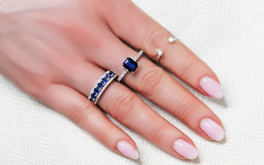 Sapphire & Diamond Ring Athena