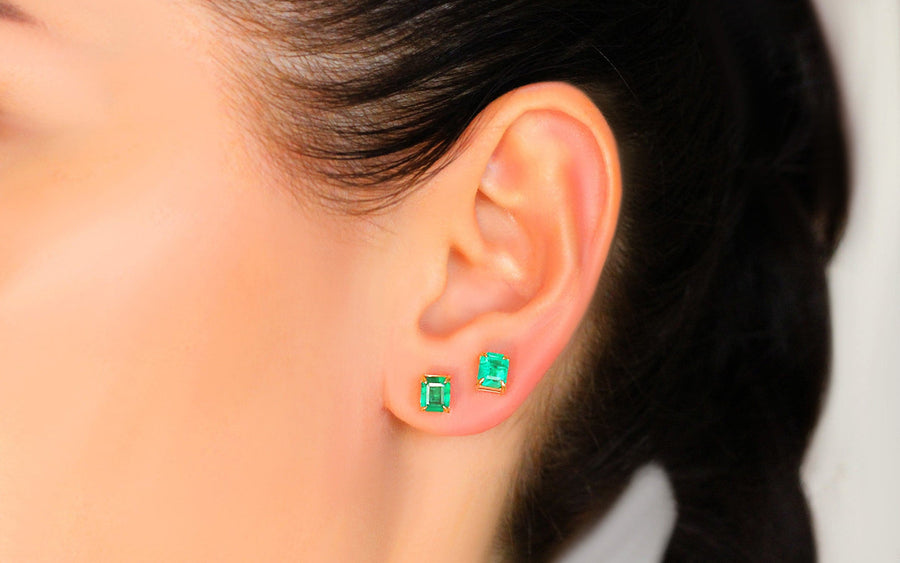 Emerald Earrings Hecate