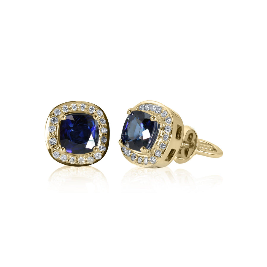 Sapphire & Diamond Earrings Eos