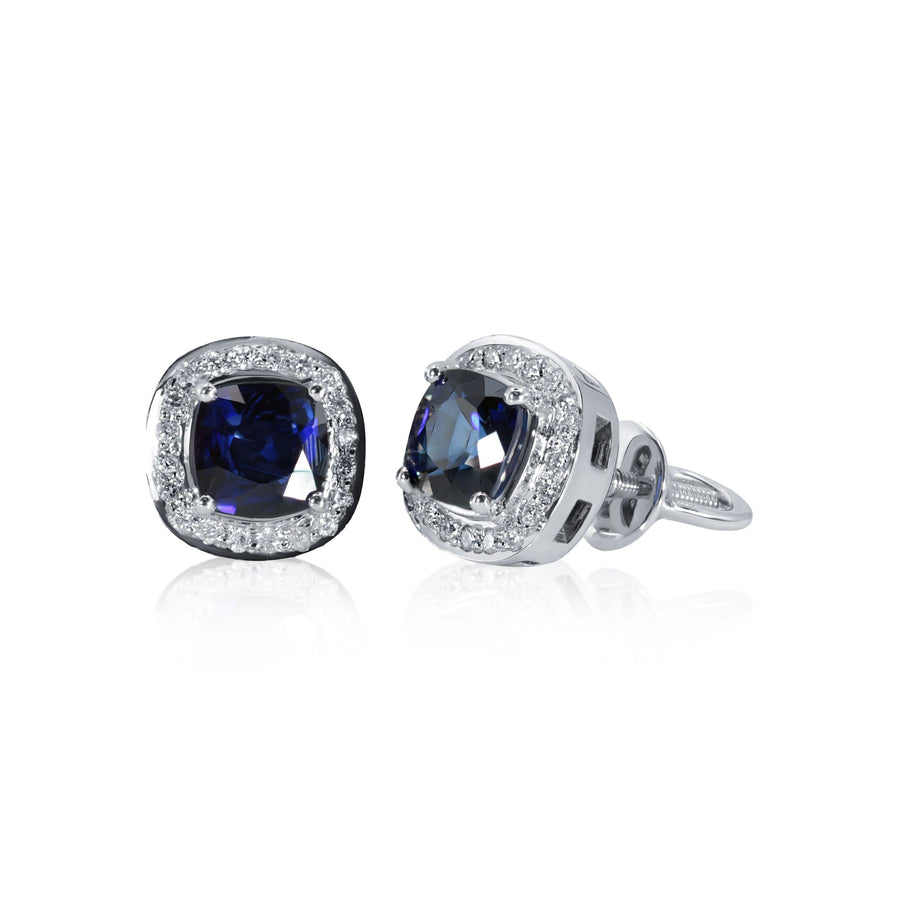 Sapphire & Diamond Earrings Eos