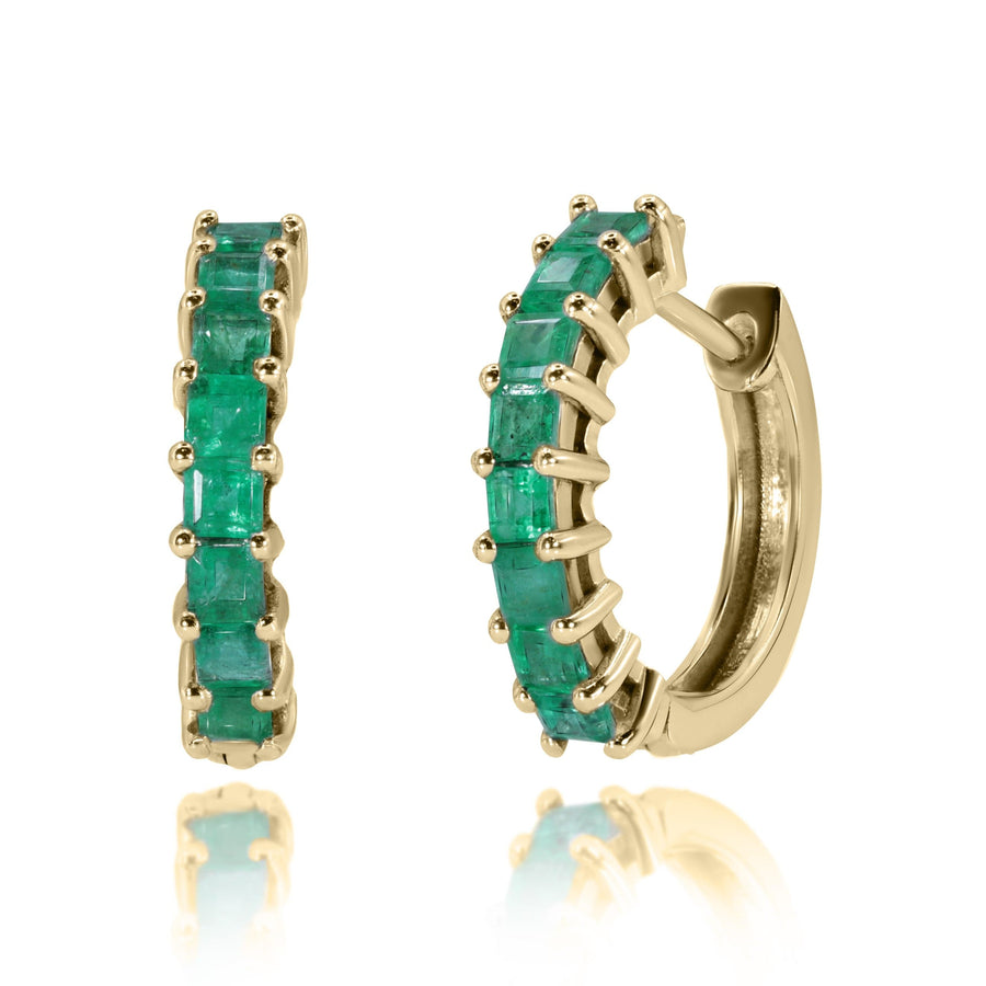 Emerald Earrings Pictor