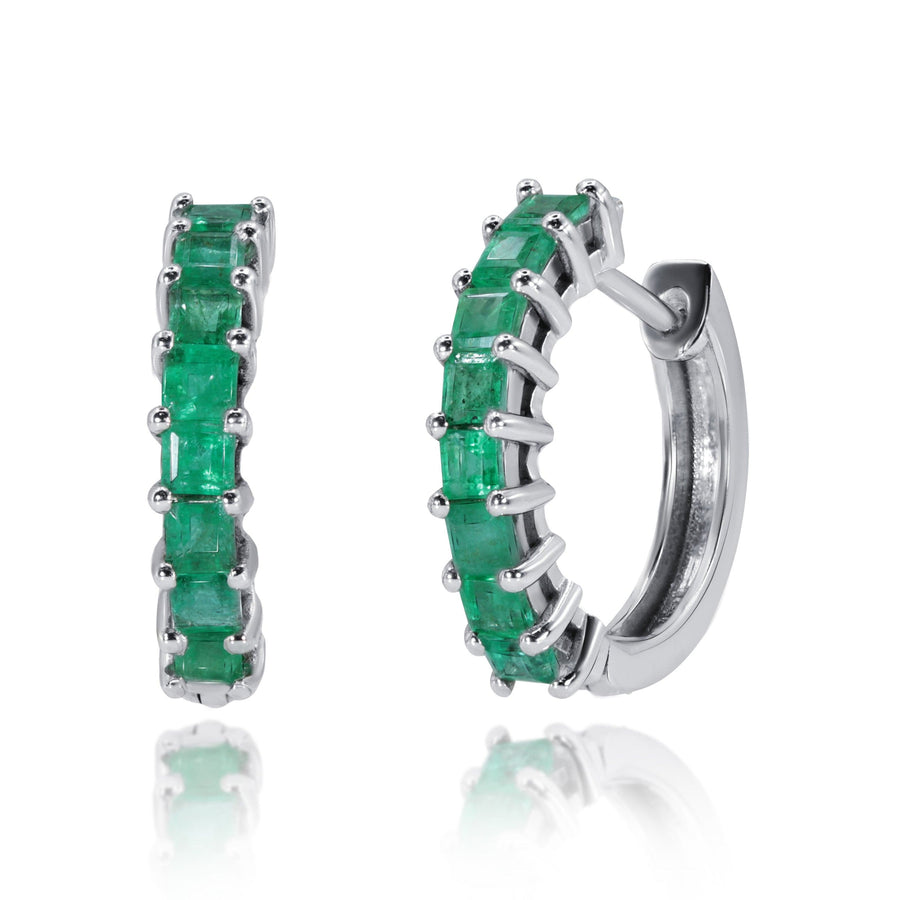 Emerald Earrings Pictor